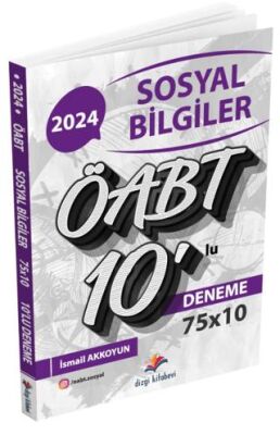 Dizgi Kitap Sosyal Bilgiler ÖABT 10`lu Deneme - 1