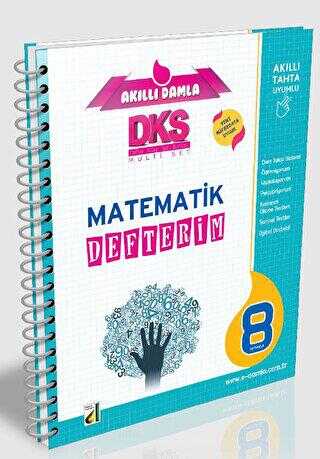 Damla Yayınevi - Bayilik Dks 4B Matematik Defterim-8. Sınıf
