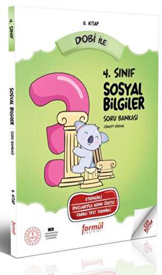 Formül Yayınları DOBİ 4. Sınıf Sosyal Bilgiler Soru Bankası - Formül Yayınları