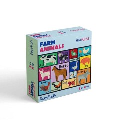 Çiftlik Hayvanları Mini Puzzle - Doerkids