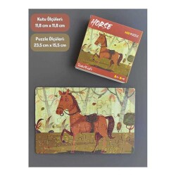 Çiftlik Sevimli At Mini Puzzle - 2