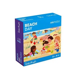 Doerkids Çocuklar Kumsalda Mini Puzzle 40 Parça - Doerkids