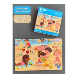 Doerkids Çocuklar Kumsalda Mini Puzzle 40 Parça - 2