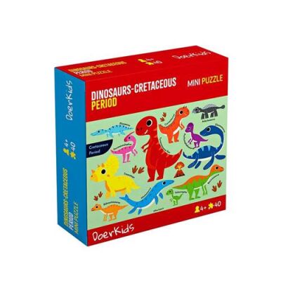 Dinozorlar Cretaceous Dönemi Mini Puzzle - 1