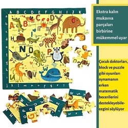 Hayvanlar İngilizce Alfabe Ara Bul Yer Puzzle - 2