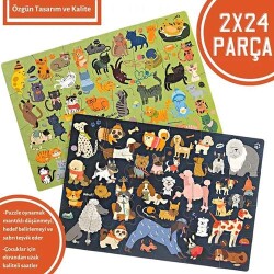 Kediler ve Köpekler Puzzle - 2