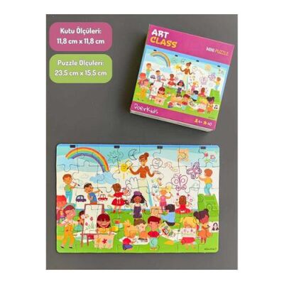 Sanat Sınıfı Mini Puzzle 40 Parça - 2