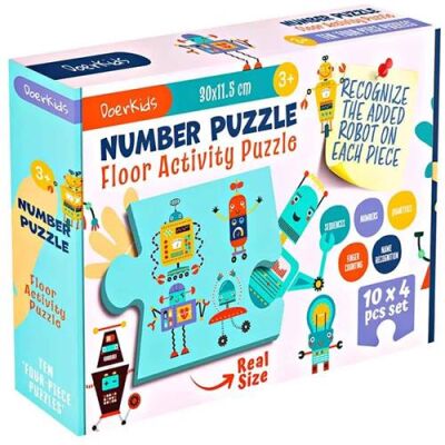 Sayılar Jumbo Yer Puzzle - 1