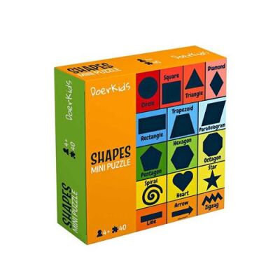 Şekiller Mini Puzzle 40 Parça - 1