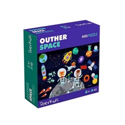 Uzay Boşluğu Mini Puzzle 40 Parça - Doerkids
