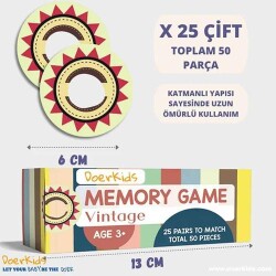 Vintage Hafıza Eşleştirme Oyunu - 2