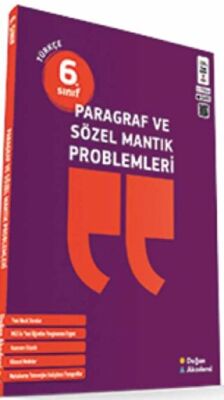 Doğan Akademi 6. Sınıf Paragraf ve Sözel Mantık Problemleri Soru Bankası - 1