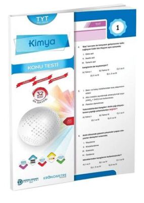 Doğru Orantı Yayınları TYT Kimya Konu Testi - 1
