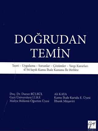 Doğrudan Temin - Gazi Kitabevi