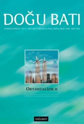 Doğu Batı Düşünce Dergisi Yıl: 5 Sayı: 20 - Oryantalizm - 2 - 1