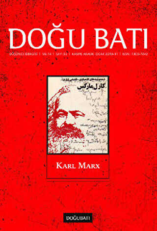 Doğu Batı Düşünce Dergisi Yıl: 14 Sayı: 55 - Karl Marx - Doğu Batı Dergileri