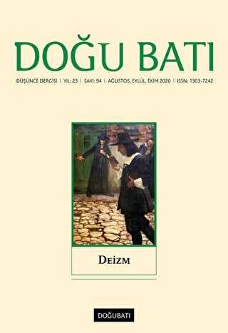 Doğu Batı Düşünce Dergisi Yıl: 23 Sayı: 94 - Deizm - Doğu Batı Dergileri