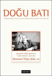 Doğu Batı Düşünce Dergisi Yıl: 26 Sayı: 106 - Modern Türk Şiiri 3 - Doğu Batı Dergileri