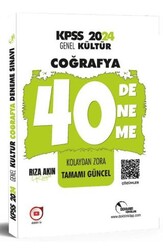 Doktrin Yayınları 2024 KPSS Coğrafya 40 Deneme Sınavı - Doktrin Yayınları
