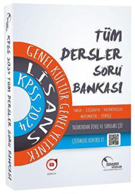 Doktrin Yayınları 2024 KPSS Lisans Genel Kültür Genel Yetenek Tüm Dersler Tek Kitap Soru Bankası - 1