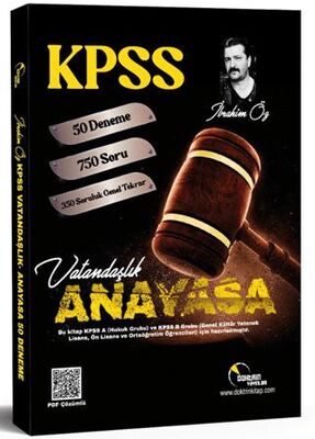 Doktrin Yayınları KPSS Vatandaşlık 50 Deneme ve Genel Tekrar Testi - 1