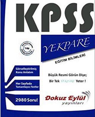 Dokuz Eylül Yayınları KPSS Yekpare Eğitim Bilimleri - 1