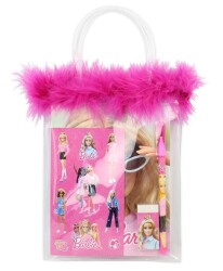 Dolphin Barbie B-7746 Kırtasiye Seti - Tüylü Pvc Çantalı - 1
