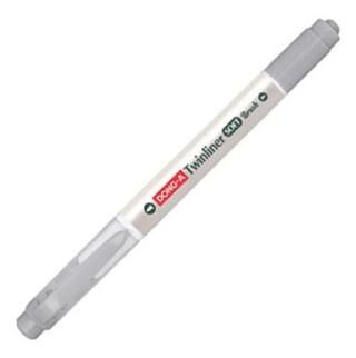 Dong-A Twinliner Soft Fırçalı Fosforlu Açık Gri No:65 - 1