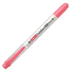 Dong-A Twinliner Soft Fırçalı Fosforlu Mercan Pembe No:12 - Dong-A