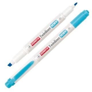 Dong-A Twinliner Soft Fosforlu Kalem Duman Mavi No 49 - 1