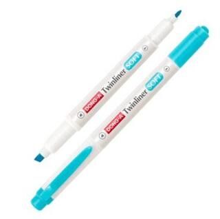 Dong-A Twinliner Soft Fosforlu Kalem Gök Mavi No 37 - 1