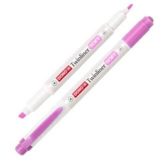 Dong-A Twinliner Soft Fosforlu Kalem Pembe No 16 - 1