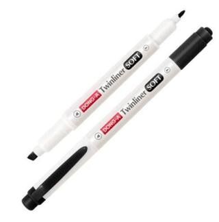 Dong-A Twinliner Soft Fosforlu Kalem Siyah No 31 - 1