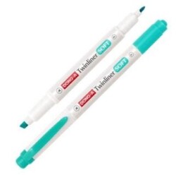 Dong-A Twinliner Soft Fosforlu Kalem Su Yeşili No 55 - Dong-A