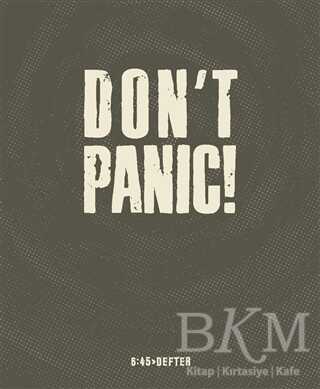 Don’t Panic! Kare Defter - Altıkırkbeş Yayınları