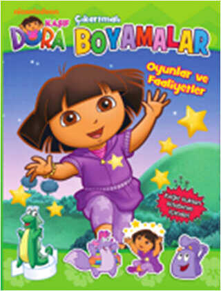 Dora Çıkartmalı Boyamalar Oyunlar ve Faaliyetler