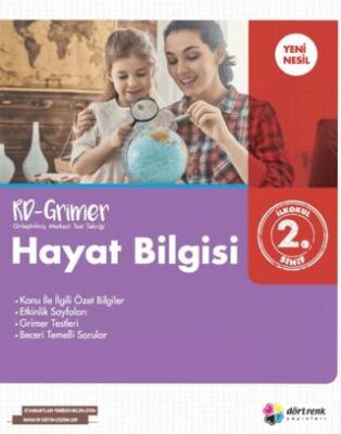 Dört Renk Yayınları 2. Sınıf Hayat Bilgisi Rd - Grimer - 1