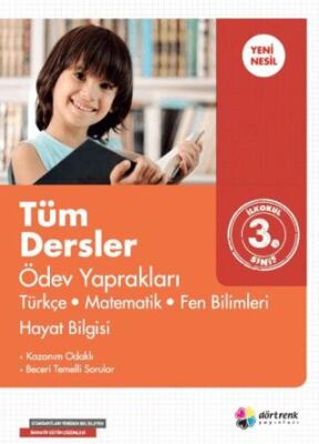 Dört Renk Yayınları 3. Sınıf Konu Konu Ödev Yaprakları - 1