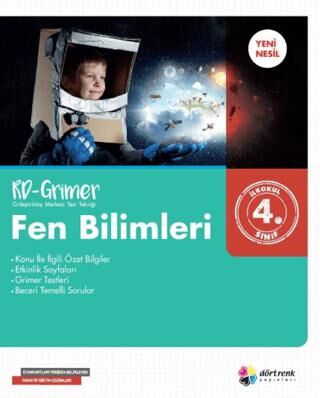 Dört Renk Yayınları 4. Sınıf Fen Bilimleri Rd - Grimer - 1