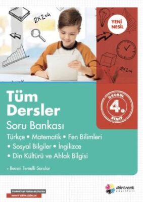 Dört Renk Yayınları 4. Sınıf Tüm Dersler Soru Bankası Rd - Grimer - 1