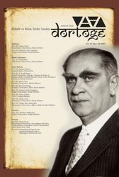 Dörtöğe Felsefe ve Bilim Tarihi Yazıları Hakemli Dergi Yıl: 12 Sayı 24 - Dörtöğe Dergisi
