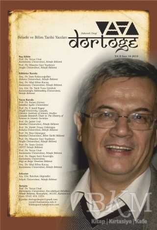 Dörtöğe Felsefe ve Bilim Tarihi Yazıları Hakemli Dergi Yıl: 8 Sayı: 16 - Dörtöğe Dergisi