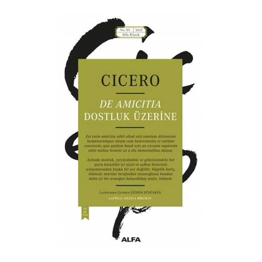 Dostluk Üzerine - Alfa Yayınları