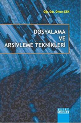 Dosyalama ve Arşivleme Teknikleri kapağı