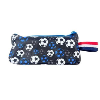 Dream Vest Futbol Mavi Çift Gözlü Kalem Kutu U2094 - 2