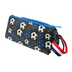 Dream Vest Futbol Mavi İpli Önü Kabartmalı Çift Gözlü Kalem Kutu U2099 - 3