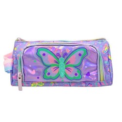 Dream Vest Kelebek İpli Önü Kabartmalı Çift Gözlü Kalem Kutu U2099 - Ceren