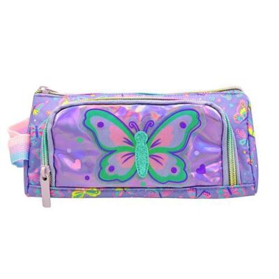 Dream Vest Kelebek İpli Önü Kabartmalı Çift Gözlü Kalem Kutu U2099 - 1