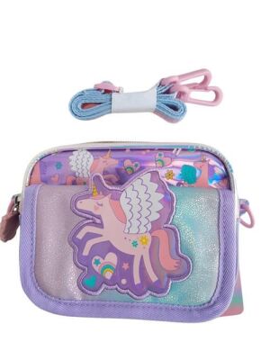 Dream Vest Mor Kanatlı Unıcorn Çapraz Çanta U2024 - 3