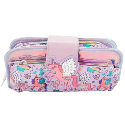 Dream Vest Mor Unıcorn Kalem Çantası U2069 - 1